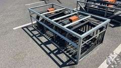 Pioneer Industrial Skid Steer Rock Bucket Grapple