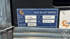 Pioneer Industrial Skid Steer Rock Bucket Grapple