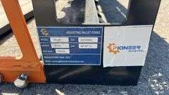 Pioneer Industrial Skid Steer Pallet Forks