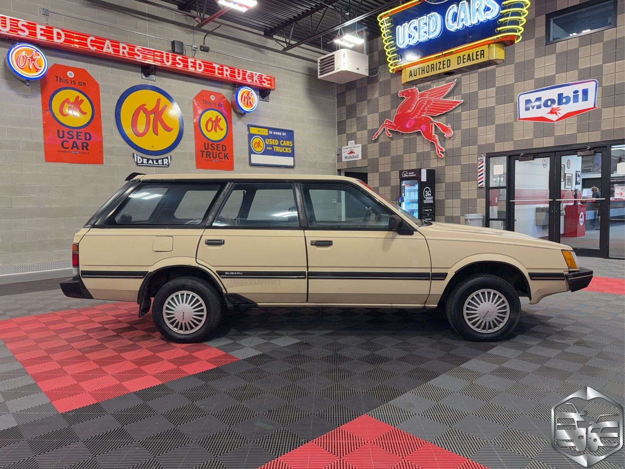 Publicité Originale 1985 – Subaru Wagon, épreuve Tout-terrain Et Famille