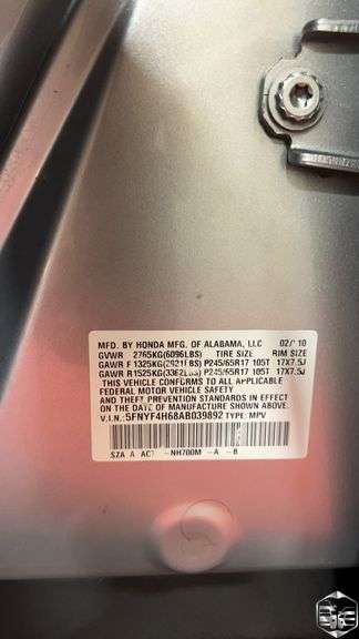 2010  Honda  Pilot  EX