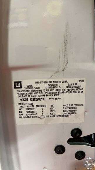 2006  GMC  Envoy  SLE