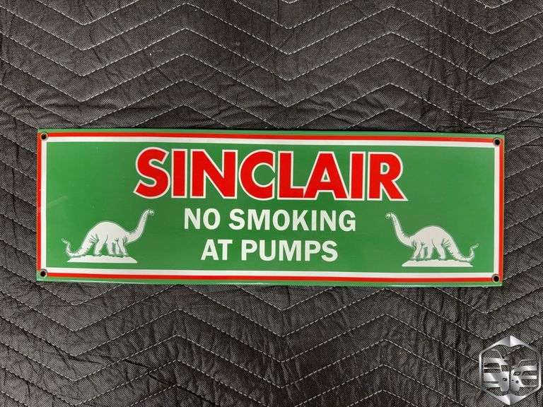 Sinclair No Smoking at Pumps Sign