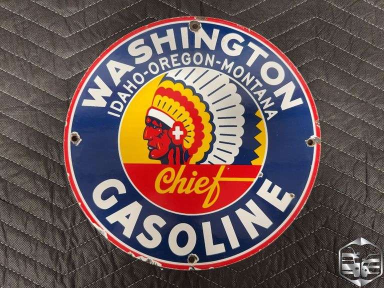 Chief Gasoline Sign