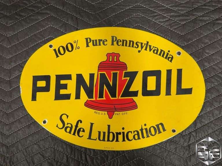 Pennzoil Lubrication Sign