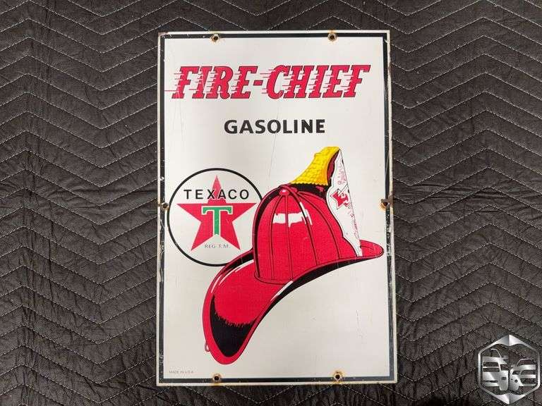 Texaco FireChief Gasoline Sign