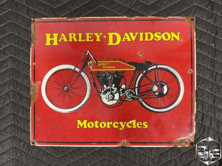 Harley Davidson Motorcycles Sign