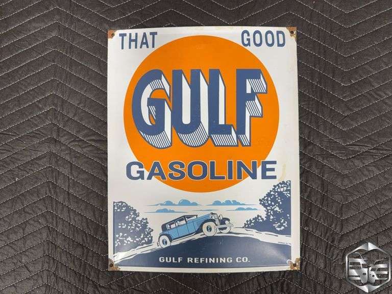 Gulf Refining Co. Gasoline Sign