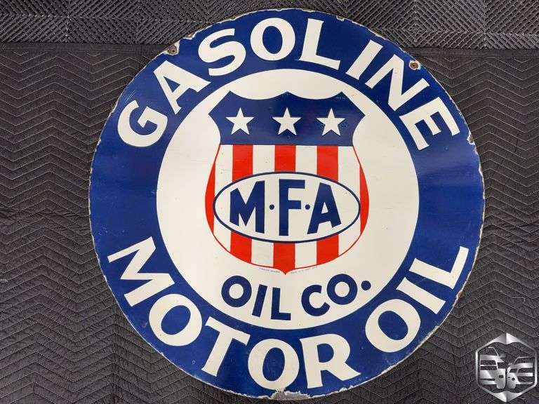 MFA Oil CO. Gasoline Motor Oil Sign