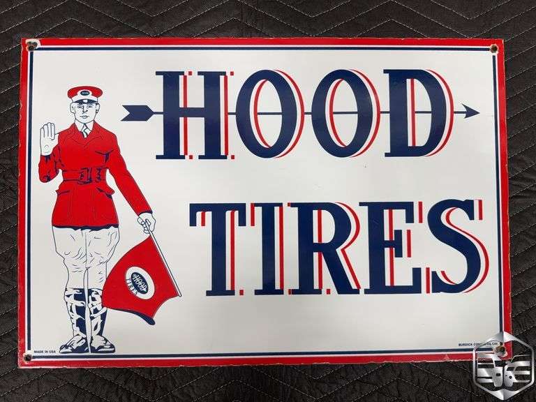 Hood Tires Sign